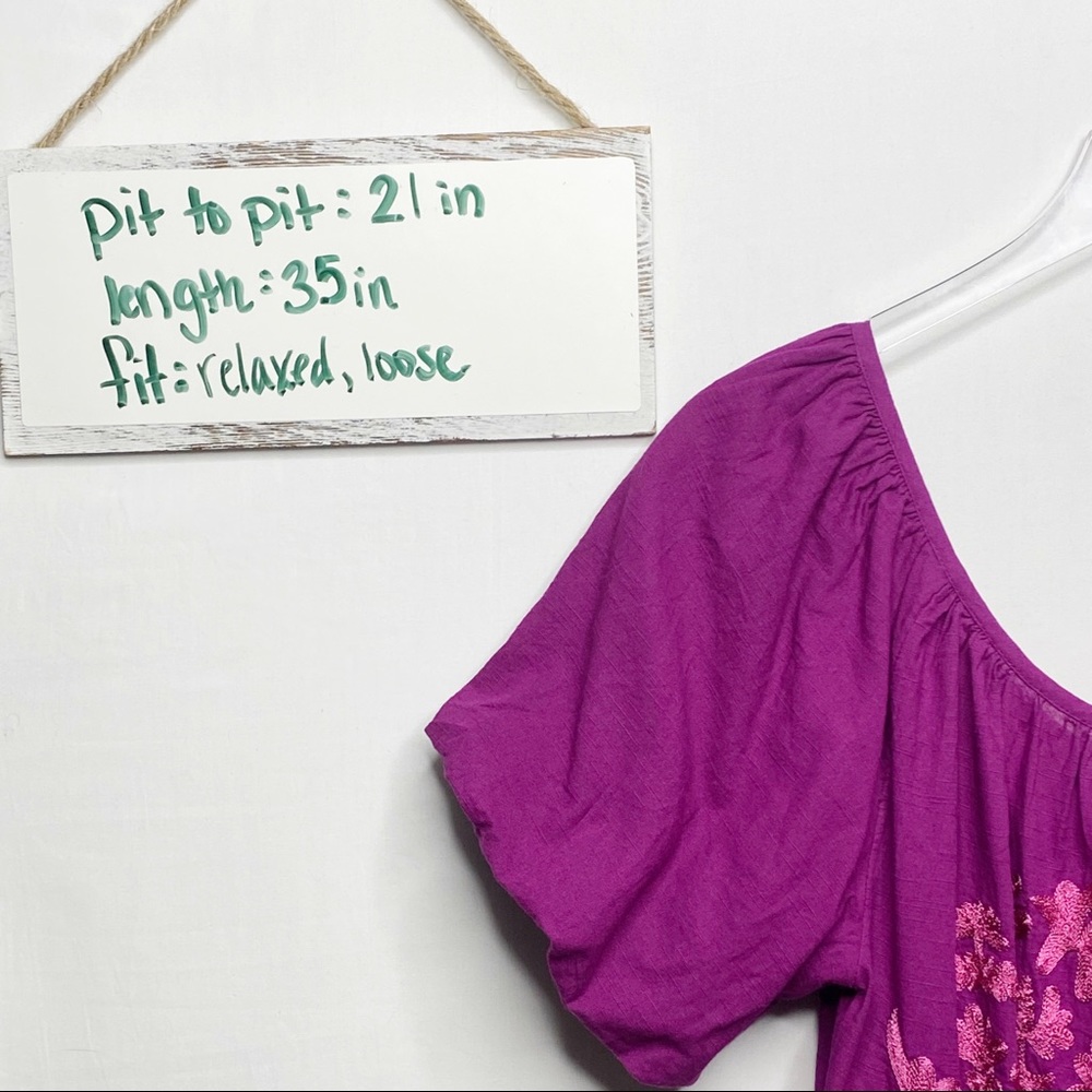 Free People NWT Small Fiona Embroidered Mini Dress - Picture 9 of 13